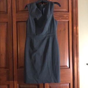 Gray sheath dress